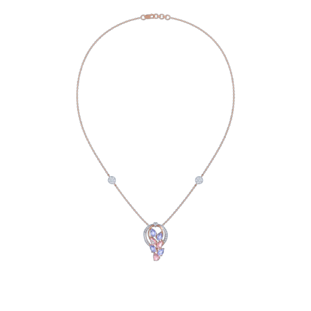 Diamond Open Ring in Rose Gold 2