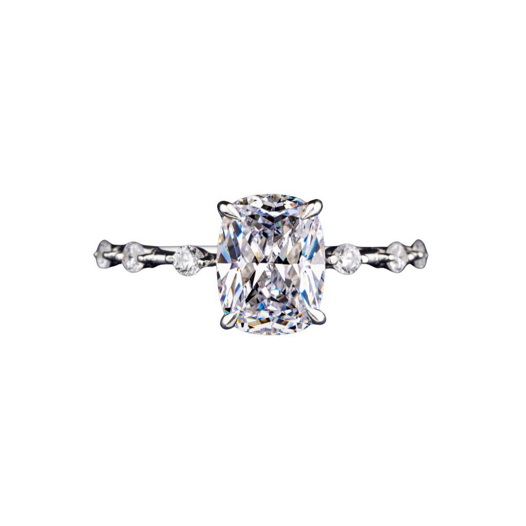 Diamond Open Ring in Rose Gold