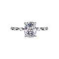 Diamond Open Ring in Rose Gold