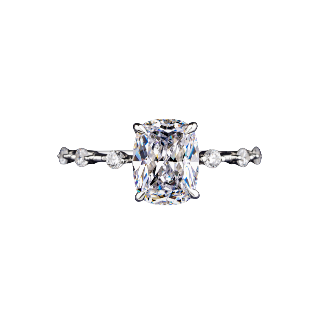 Diamond Open Ring in Rose Gold